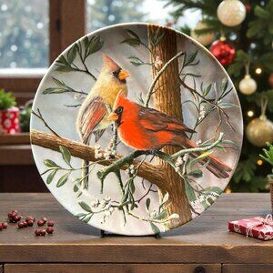 Vintage Collector Plate “The Cardinal” by Kevin Daniel,